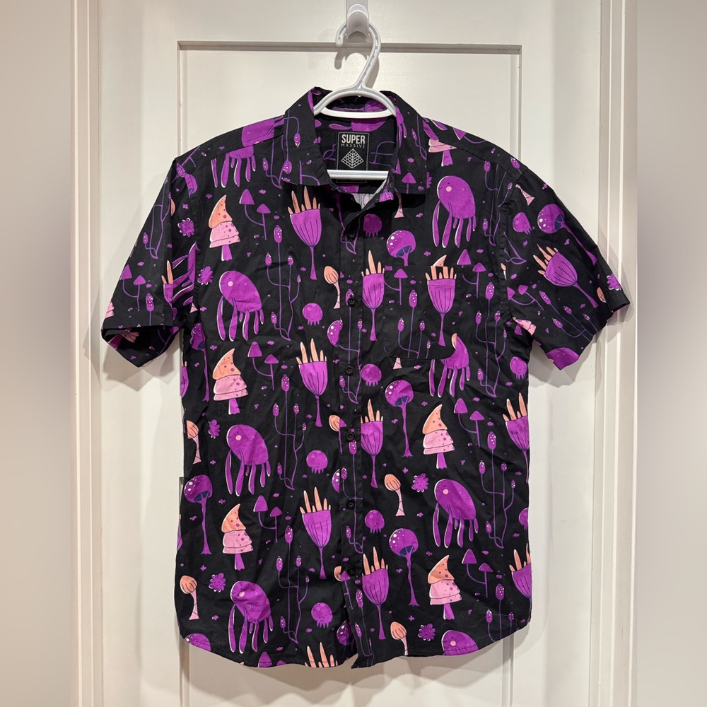 Black and Purple Men's Shirt